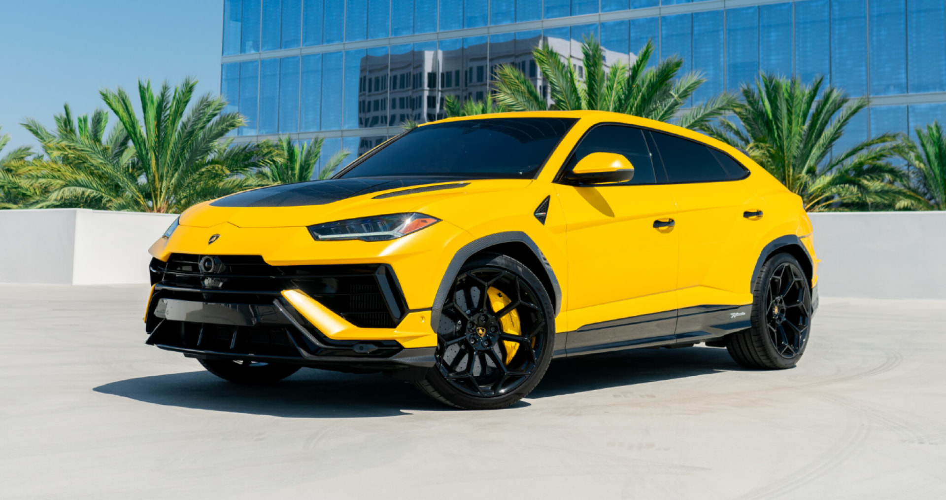 Lamborghini Urus Performante available for rent in Houston