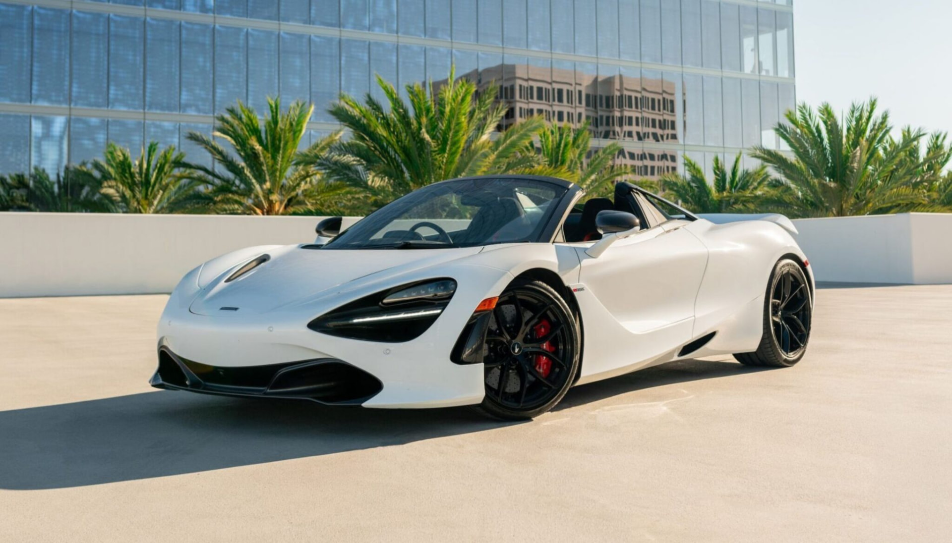 McLaren 720S Spider available for rent in Houston
