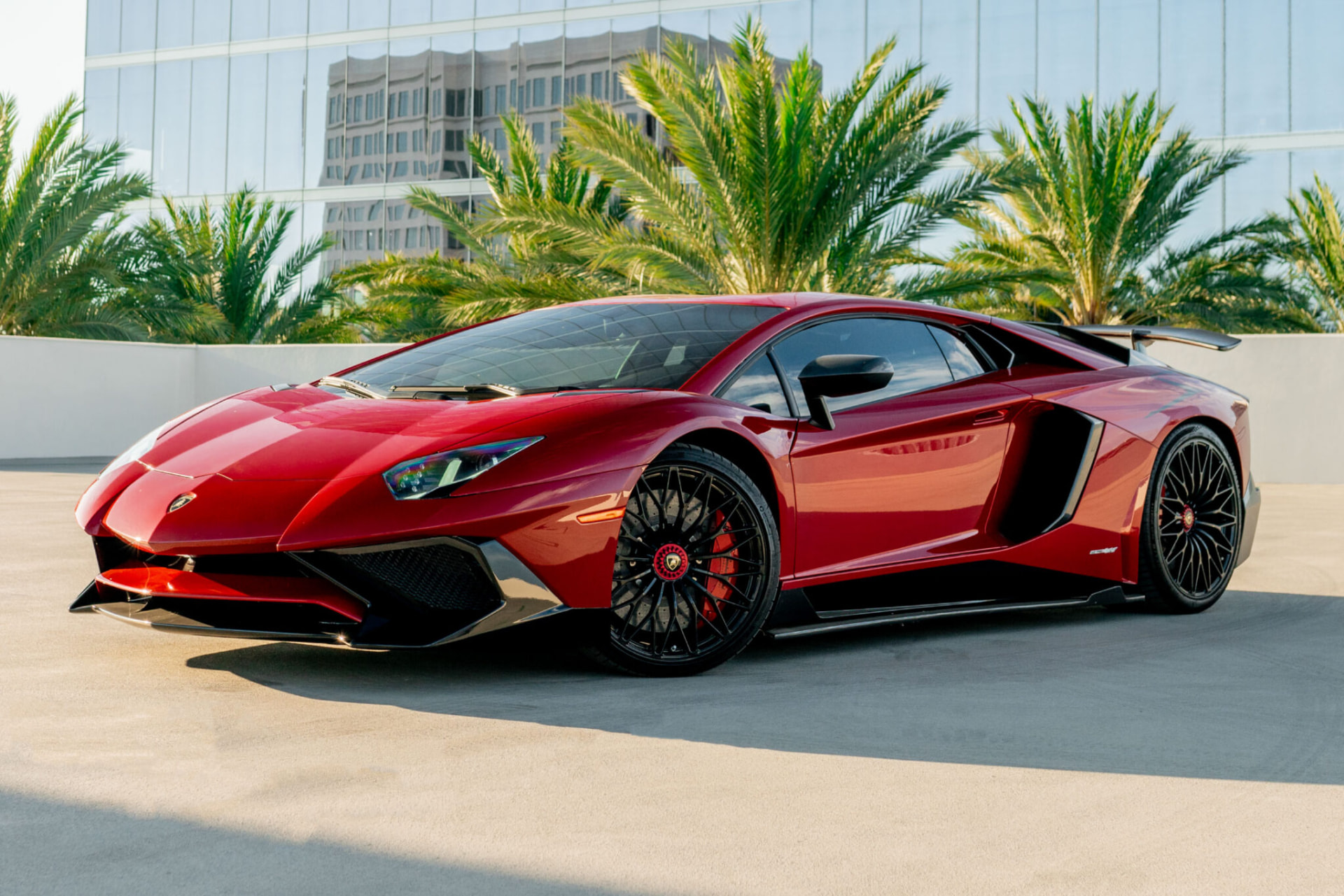 Lamborghini Aventador SV Coupe available for rent in Houston